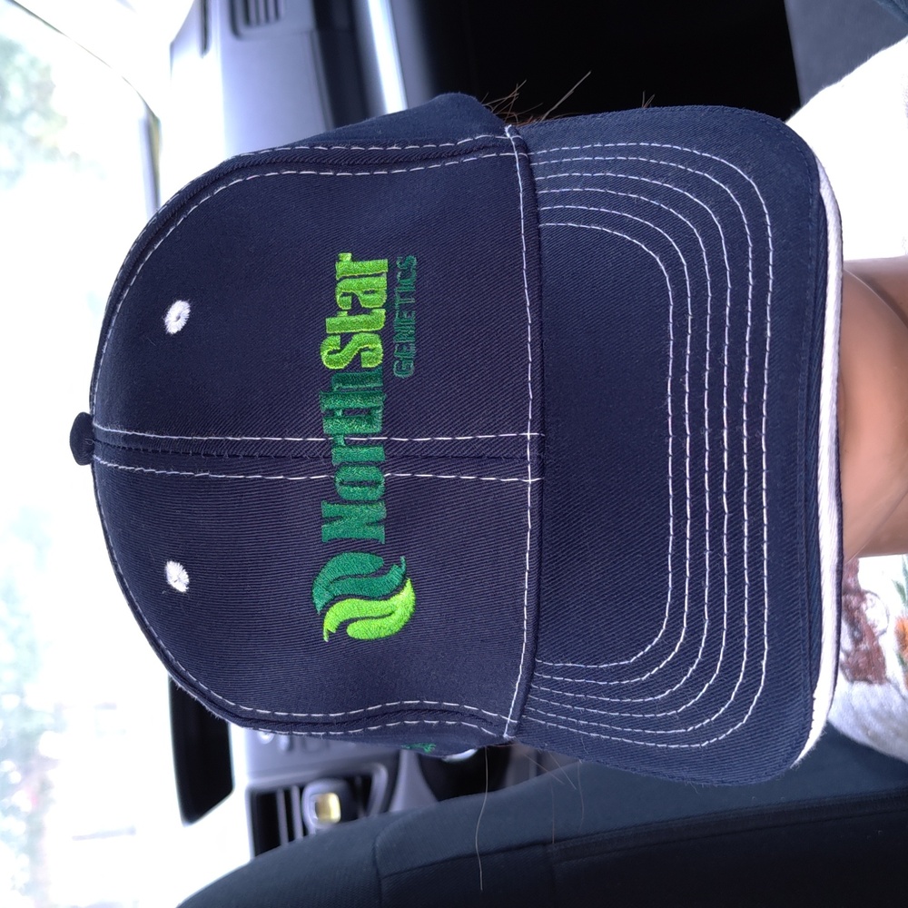 North Star Genetics Embroidered Logo Strap-on Hat Cap